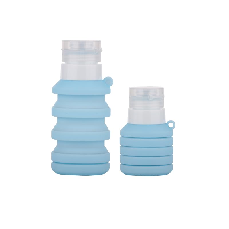 QUIRA Collapsible Travel Size Bottle Portable Refillable Containers for Toiletries Shampoo Lotion Soap, Leak-Proof (1pc)-image-38
