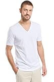  Armor Lux T-Shirt col V - Coton léger Issu de l Agriculture Biologique Blanc L