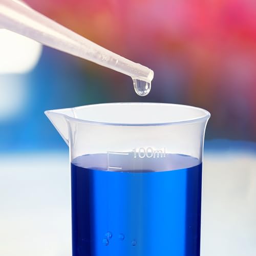 Vasos de precipitados y cilindros de plástico para proyectos científicos 4