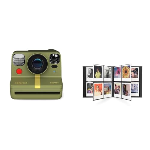 Polaroid Now+ Gen 2 Instant Camera - Forest Green & 6044 Photo Album - Large