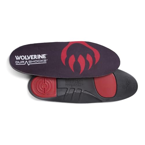 Wolverine Men's Durashocks Insole, Black, M US12 / EU45