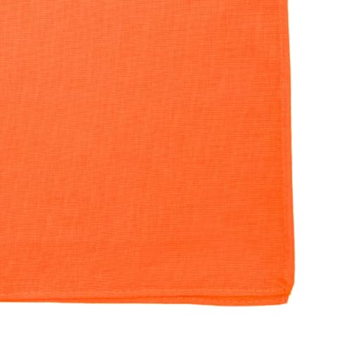 Image of MDSTYLE 100% Cotton Solid Color Bandana for Men & Women 22 inch x 22 inch Handkerchief Headband Scarf