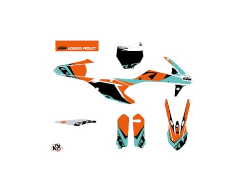 Kit déco KTM 250 SXF Gravity vert pour rénover vos carénages rayés