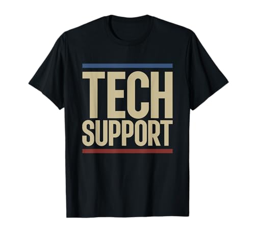 Tech Support Minimalist Design T-Shirt