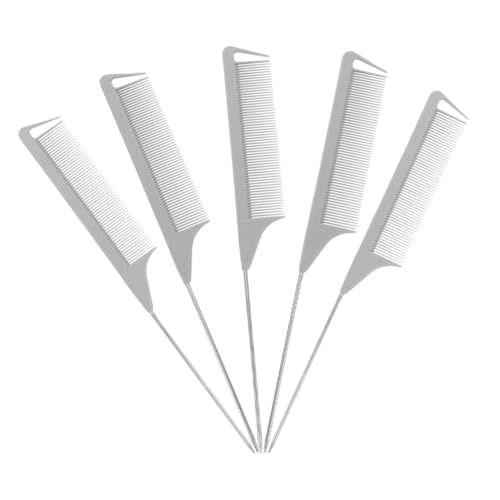 OFFIGAM 5pezzi Pettine Per Sfoltire i Pettine Per Tagliare i Per Scolpire Vento Per Mèches Per Cotonare e Cotonare