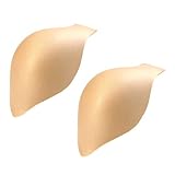 VALICLUD Herren Push Up Pads 2 Stücke Herren Unterw?sche Slips Bademode Vergr??ERN Beutel Pad für M?nner 3D Badehose Schwimmen Kurze Shorts Unterw?sche Pad (Hautfarbe) Unterhose Füllung