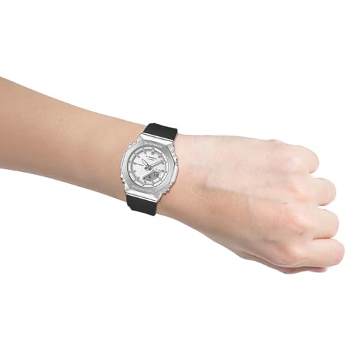 Image of Casio G-Shock Women GM-S2110-1A7DR Analog-Digital White Watch Women (G1782)