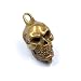 Brass Skull Retro Keychain Open Mouth Handmade Key Ring Creative Accessories (40 mm)