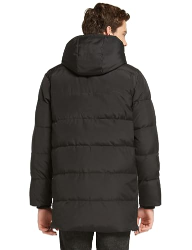 Orolay Men's Thickened Down Jacket Hooded Winter Puffer Jacket with 6 Pockets2