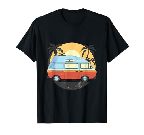 Vintage Motorhome Campervan Retro Gift T-Shirt