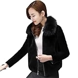 Chaleur Élégante: Ce manteau avec col en fourrure offre une excellente isolation, parfait pour les jours froids et les sorties d'hiver