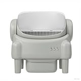 Paruuntys Self Cleaning Litter Box,Open Top Design Automatic Cat Litter Box Self Cleaning for Multiple Cats with App Control Safety Protection,Light Grey