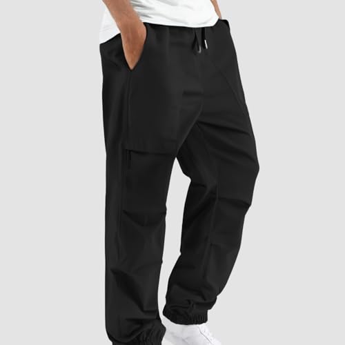 Men's Casual Cargo Pants Lightweight Breathable Loose Fit Outdoor Hiking Travel Work Utility Pants with Multiple3