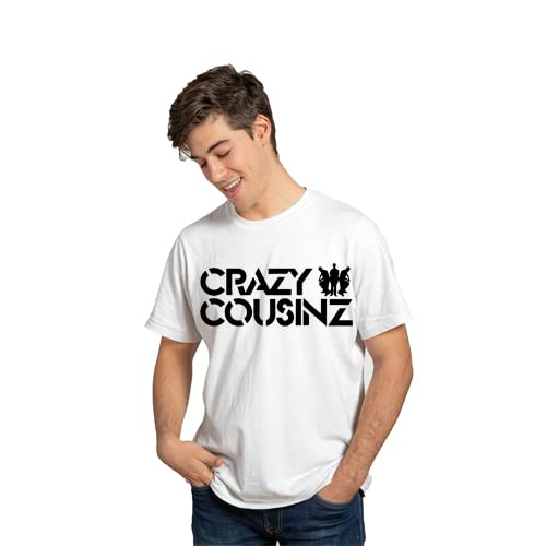 Feel Good Crazy Cousins Family Matching Cotton Multi Colored Printed T-Shirt-image-2