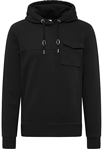 BRAELYN Hoodie Homme thermique - Sweat chaud respirant avec capuche ajustable et finitions côtelées