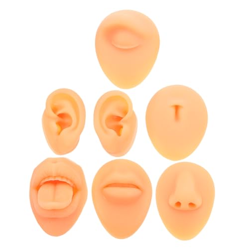 Modèle pour perçage flexible en silicone durable oreilles yeux