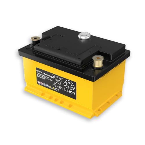 Start and Stop Auto Battery, 660CCA 100RC 12V 40Ah LiFePO4