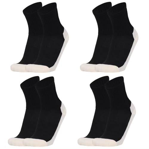fjberrtsat Men's Soccer Non Skid Ball Socks Anti Slip Grip Non Slip Socks, Shin Guard Sleeves Straps...