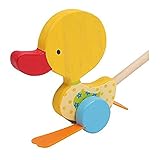 platscht beim Schieben mit den Füßen