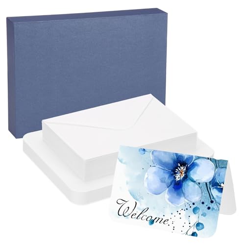 Tarjetas de acuarela de algodón 140 lb postales con sobres para pintura artística