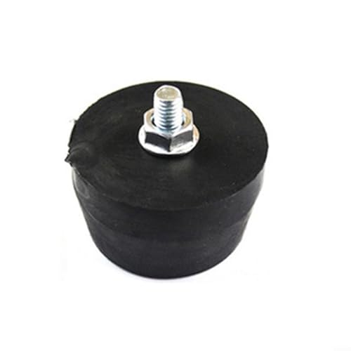 Air Compressor Casters Wheels, Air Compressor Rubber Feet, 5/6 inch Moving Caster Wheels Air Compressor Wheel Replacement Shockproof for Air Compressors Accessories(M8 Foot Pad)