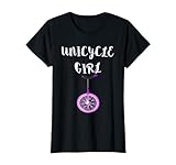 Unicycle Girl Unicyclist Monocycle Self Balancing Artist T-Shirt