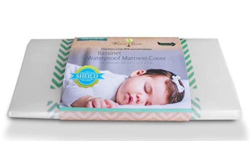 Best Mattress Cover for Off Gassing: Top Waterproof & Safe Sleep Picks 5 Harlow's Earth Protective Crib Bassinet Mattress Cover- Waterproof -Safe Sleep Protection from Toxic Mattress Off Gassing, Impermeable Barrier Between Chemicals and Your Baby