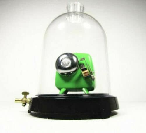 Vacuum Hood Suction Disc Bell in Vacuum Laboratory Plastic Jar Sound Physics