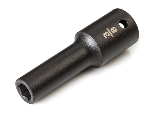 TEKTON 1/2 Inch Drive x 3/8 Inch Deep 6-Point Impact Socket | SID23010