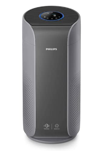 Philips Purificador de aire con aplicación móvil, Elimina hasta el 99,97% de la contaminación, NanoProtect HEPA 3 en 1, AC2959/53