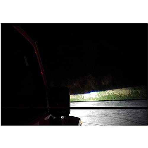 7" Off Road Light Bar Ultra-Slim Single Row 18W Cree Led Fog/Driving/Work Flood Light Compatible With Trucks Atv Suv Cars Bumper Rock + Mounting Brackets (2Pcs/Set,7 Inch 18W) #TOP4