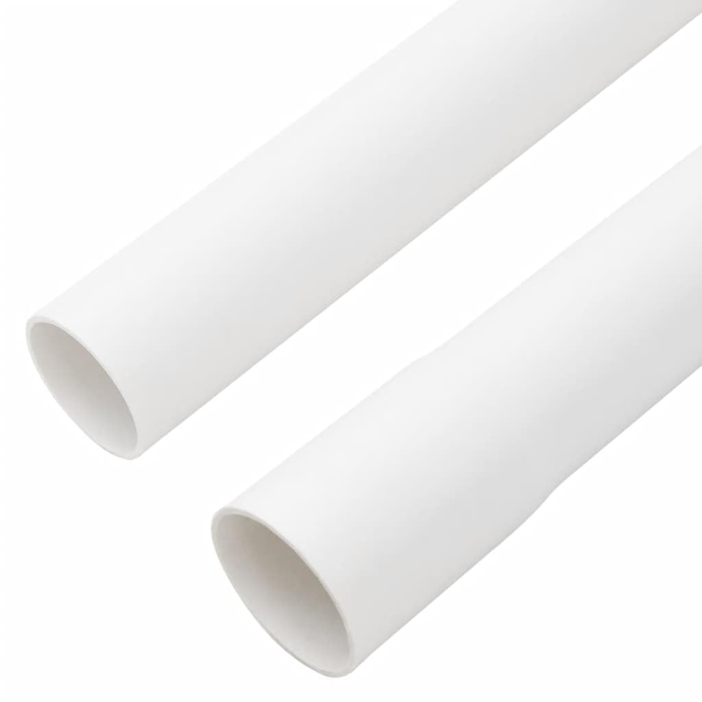 Gaine d'installation 30 mm Ø 30 m - Kit de goulotte de câble en PVC pour gestion des câbles - Blanc - 30 x 1 m - Tube de protection pour installation électrique