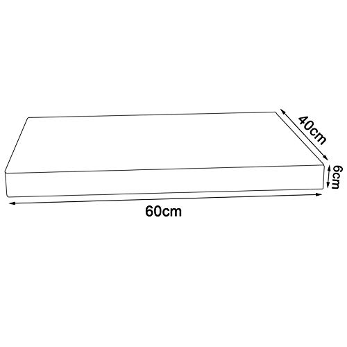 lionto Hundematte orthopädisch mit Memory-Schaumstoff, gelenkschonendes Hundekissen aus pflegeleichtem Lederimitat, 60x40 cm, Gesteppte Liegematte mit abnehmbaren Bezug und Anti-Rutsch-Belag, grau