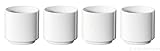 Keramik ASA 51502017 APERO NOVO Mini Snack Becher weiss 5,6 cm Set4