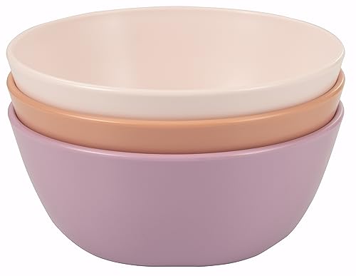 Tiny Twinkle kinderteller Baby Teller 3er-Pack BPA-freie Tassen, Teller und Schüsseln Sets für Kinder und Kleinkinder - Polypropylen Kunststoff-Geschirr-Set
