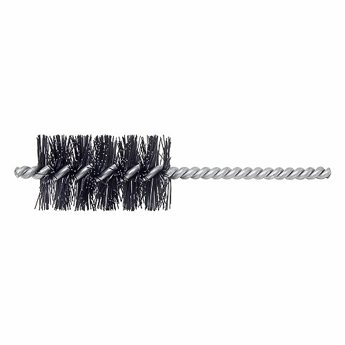 Image of Brush Research 83 Series Tube Brush-Cut For Power, 1.750 inch Brush Diameter, 6-12 Nylon .022 Wire Fill, 3 inch Brush Length, 7 inch Overall Length, Made in USA (Pack of 6)