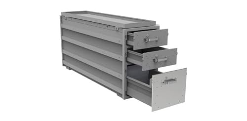 Van Storage System Drawer Three Drawer Adjustable With Four Dividers Per Drawer