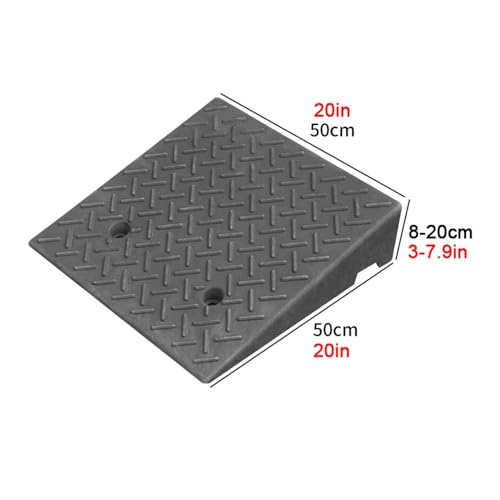 Rampas de caucho para bordillos 20" ancho, subidas 3" a 7" miniatura 5