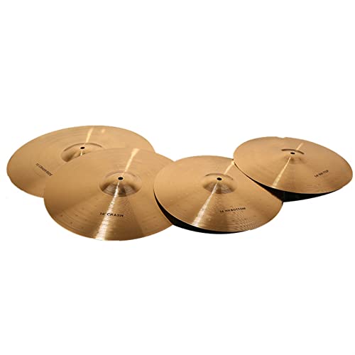 Drum Kit Cymbal Set 4-piece Professional 14-inch (2), 16-inc