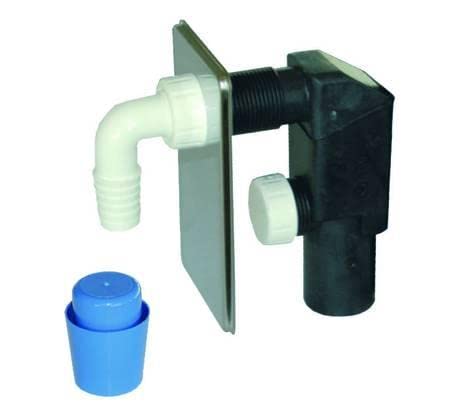 Sifone ad incasso per scarico da 40 mm per lavatrice,...
