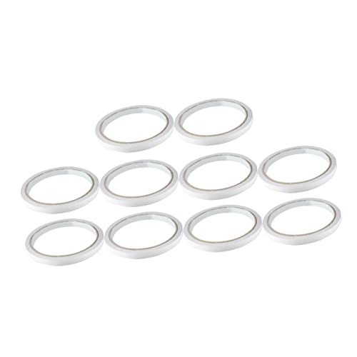 HAPINARY 1 Juego De 10 Piezas Cinta De Lados Cinta Led Cintas Adhesivas De 2 Caras Dispensador De Cinta Papelería Material De Oficina Cinta De Embalaje Automático Adhesivo Termofusible