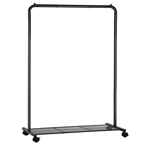 SONGMICS Clothes Rack with Wheels – 110 lb Capacity