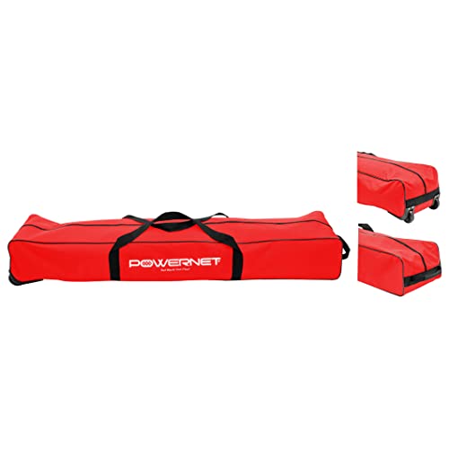 Powernet Volleyball Practice Net Station | 8 Ft Wide By 11 Ft High | Ball Return | Great For Hitting And Serving Drills | Perfect For Team Or Solo Training | Three Minute Setup | Bow Style Frame #TOP5