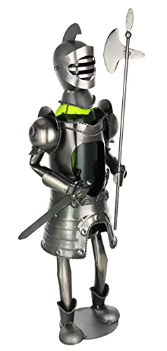 Handmade Medieval Knight in Armor Wine Bottle Holder