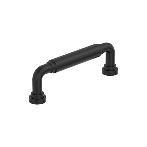 Amerock 3-3/4" Coble Matte Black Drawer Pull
