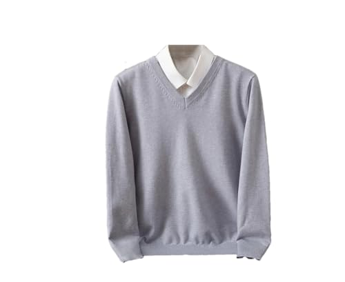 Men Cashmere Sweater Men Thick Pullover Jumper Warm Classic V-Neck Jersey Sweater
