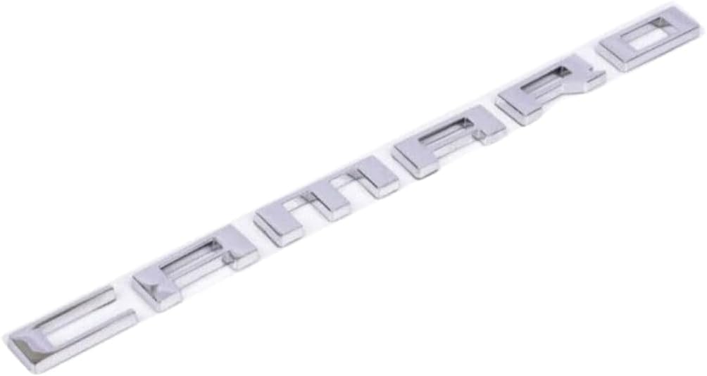 Generic Camaro 2Pcs Silver Badge Emblem - Set of 2 Replacement Emblems Camaro (Chrome)
