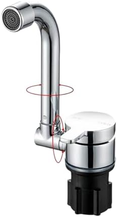 360° Rotating Folding RV Water Tap Faucet – Space-Saving Design with Single Handle Control for Boats, Yachts, Campervans – Perfect for Outdoor Adventures