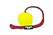 Julius-K9 242-BLL-60 Smooth Fluorescents ball with string diam.60mm, assorted colors