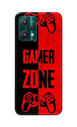 Image of Printed Hard Back Cover Case for Realme 9 Pro 5G Back Cover (Gamer Zone) -1111